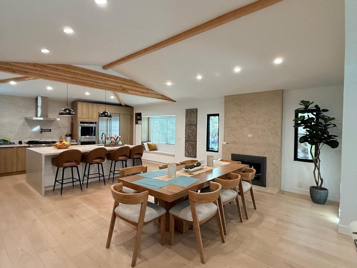 Kitchen of a finished home